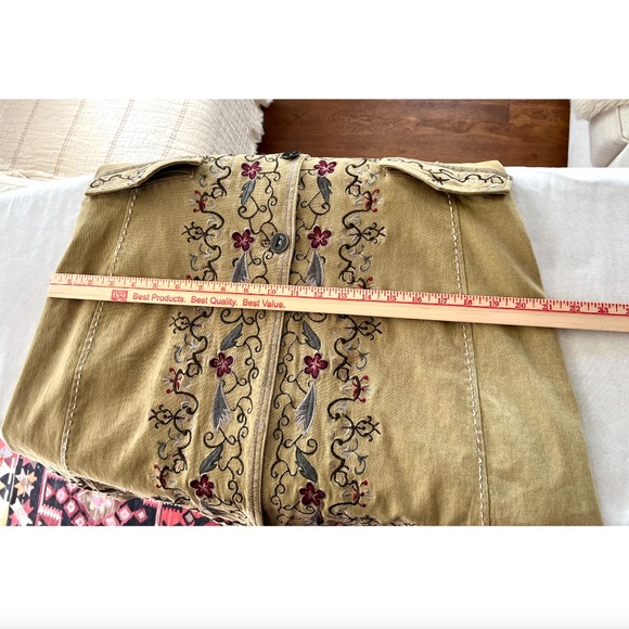 PAPARAZZI Embroidered Cotton Coat - XL - Picture 13 of 16